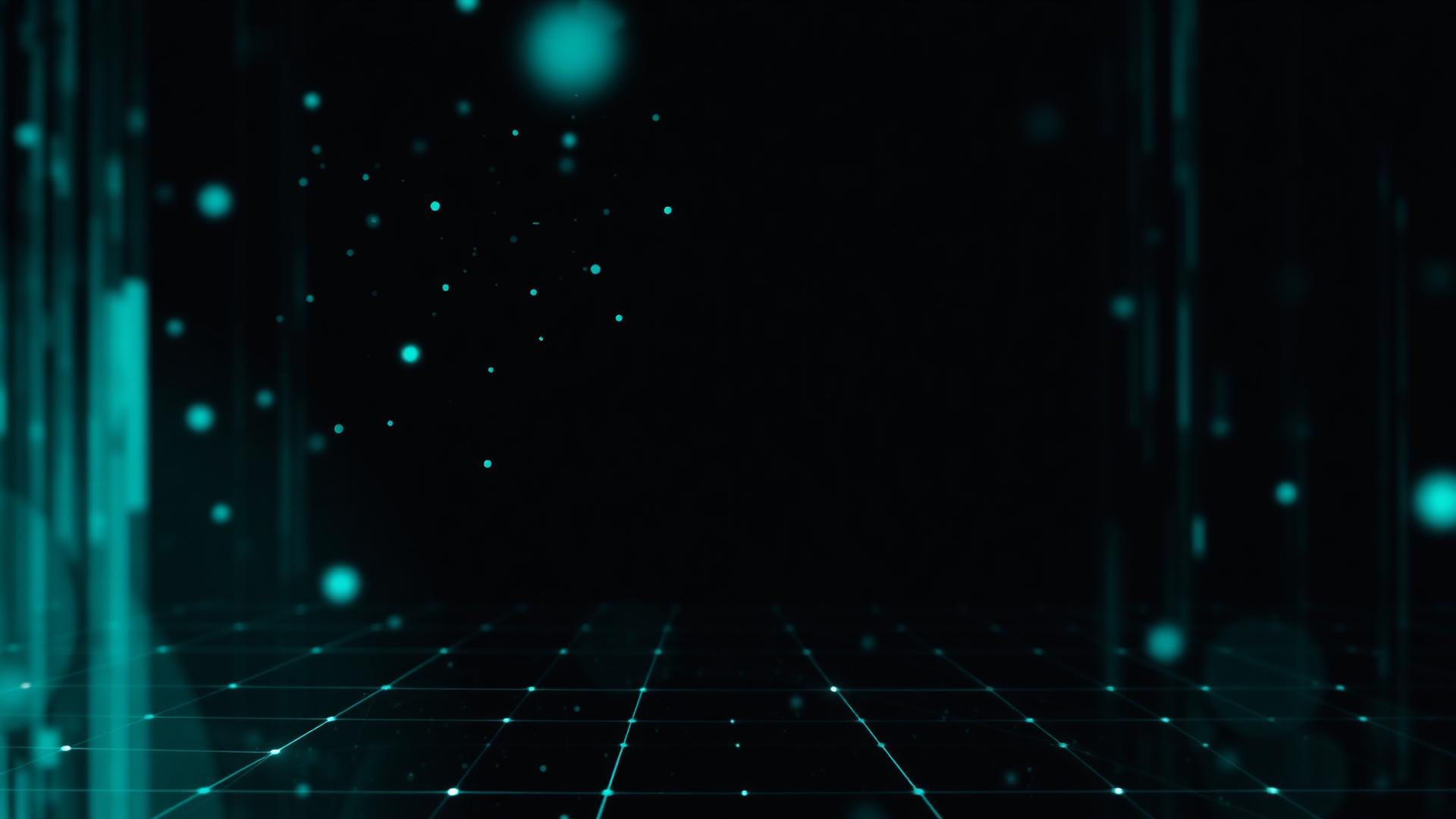 Abstract digital grid representing cryptocurrency and blockchain technology